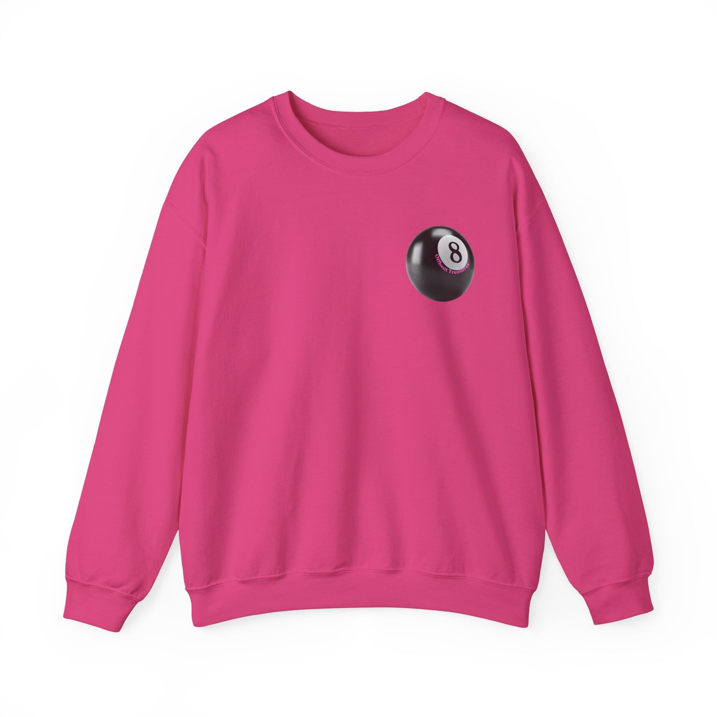 Lucky 8 Ball Crewneck Sweatshirt - Fun Unisex Pullover for Gamers & Party Lovers