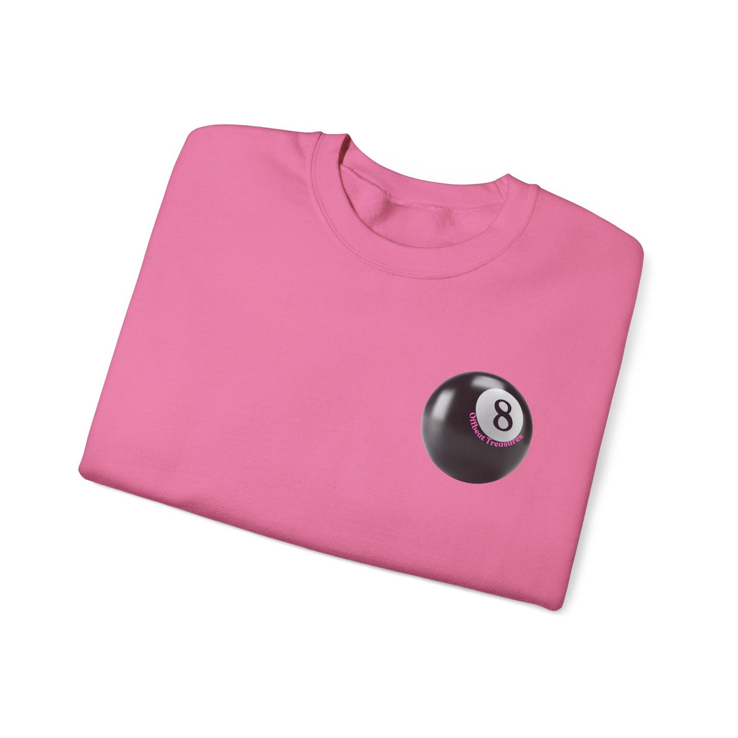 Lucky 8 Ball Crewneck Sweatshirt - Fun Unisex Pullover for Gamers & Party Lovers