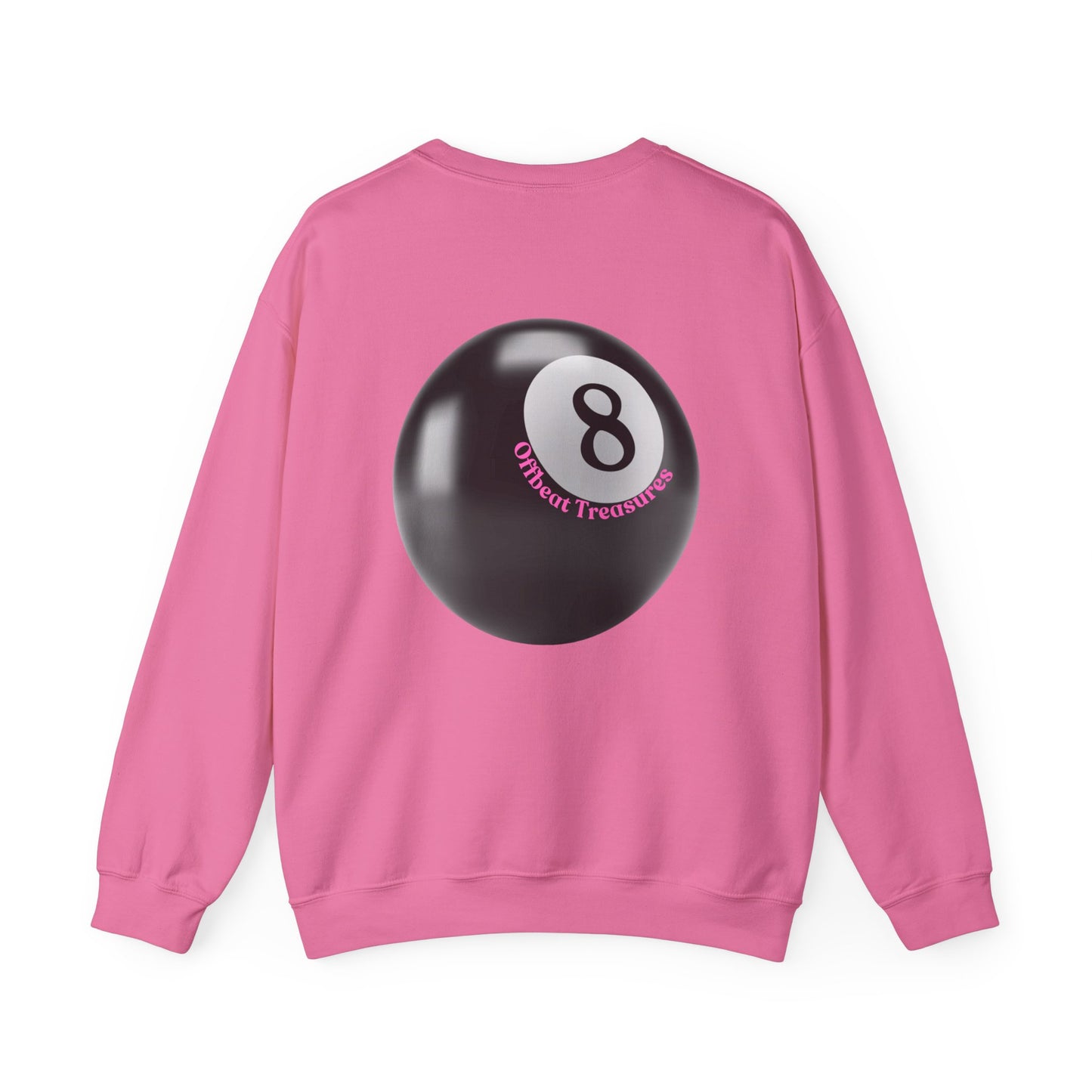 Lucky 8 Ball Crewneck Sweatshirt - Fun Unisex Pullover for Gamers & Party Lovers