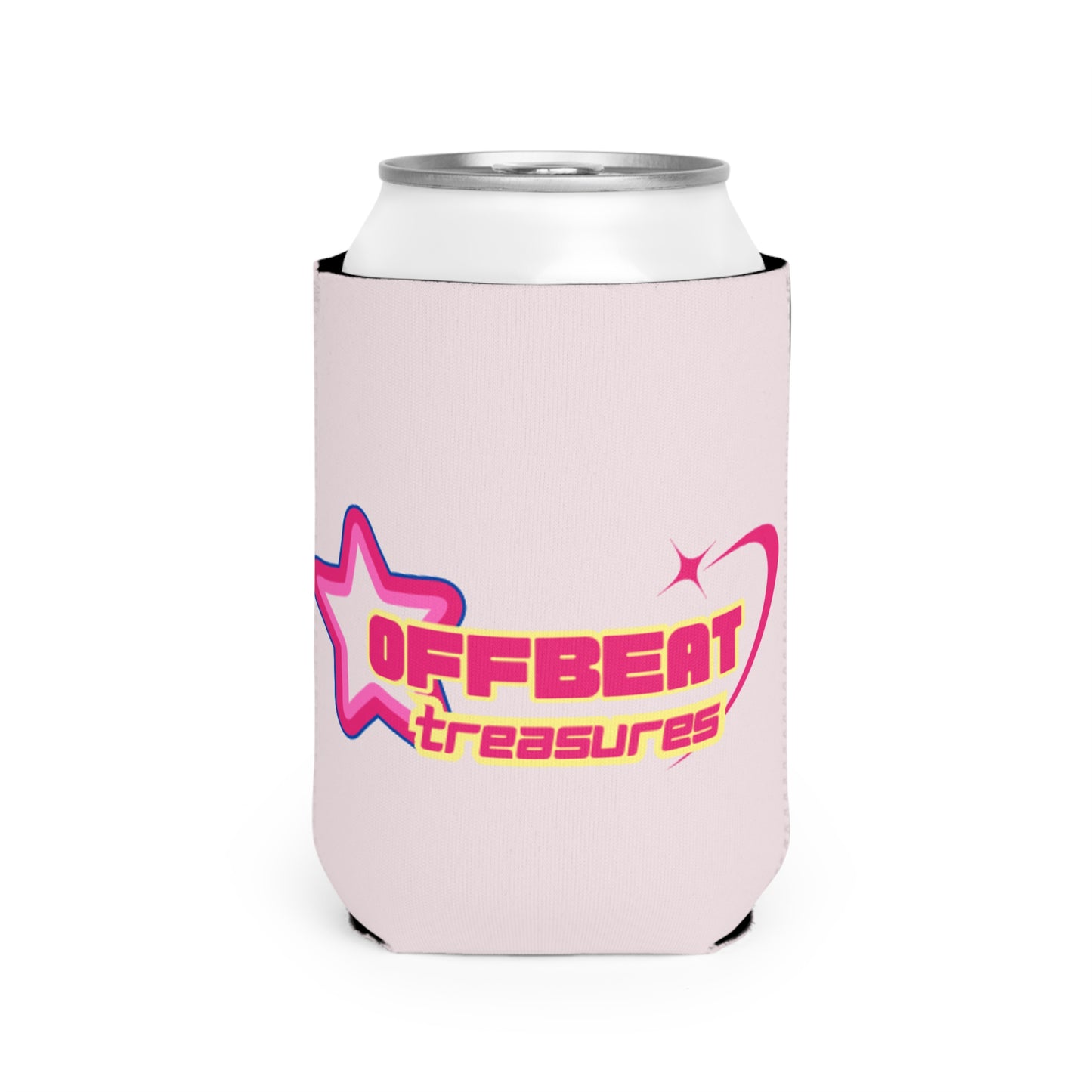 Offbeat Treasures Can Cooler Sleeve - Fun Party Accessory for Outdoor Events