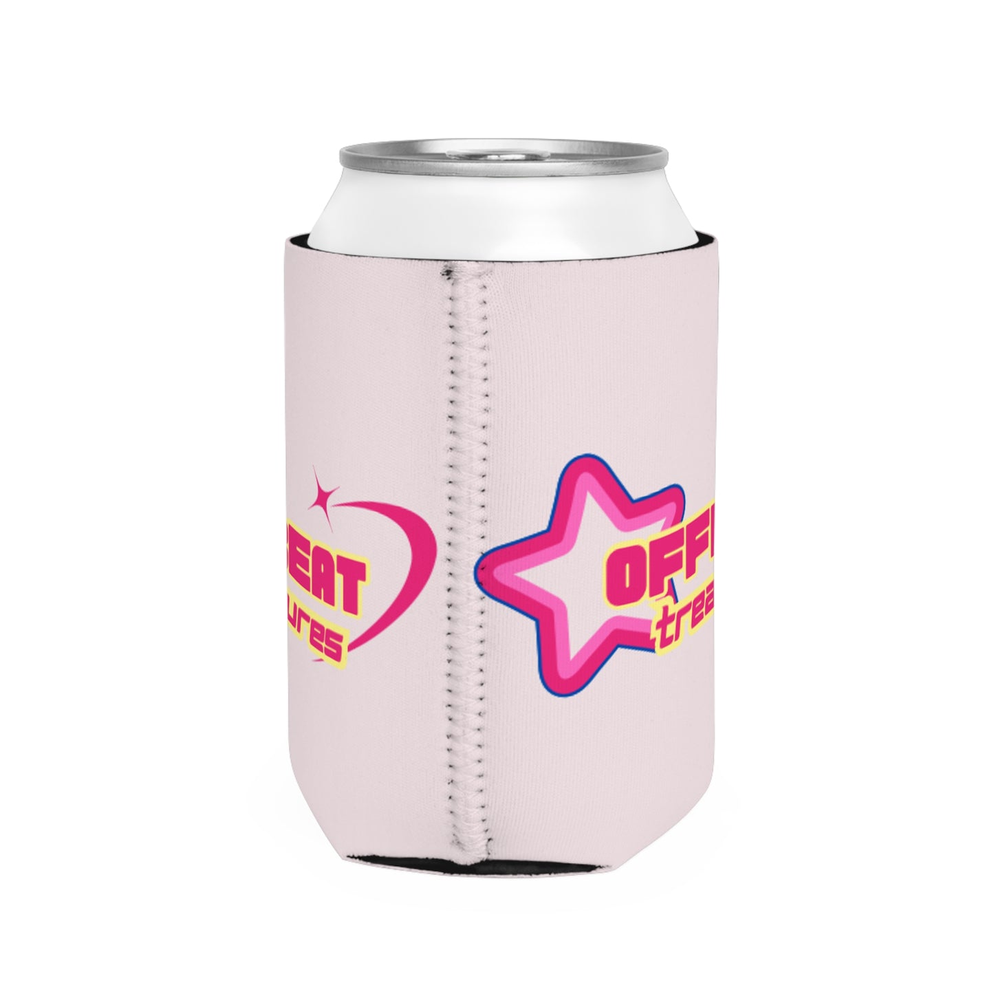Offbeat Treasures Can Cooler Sleeve - Fun Party Accessory for Outdoor Events