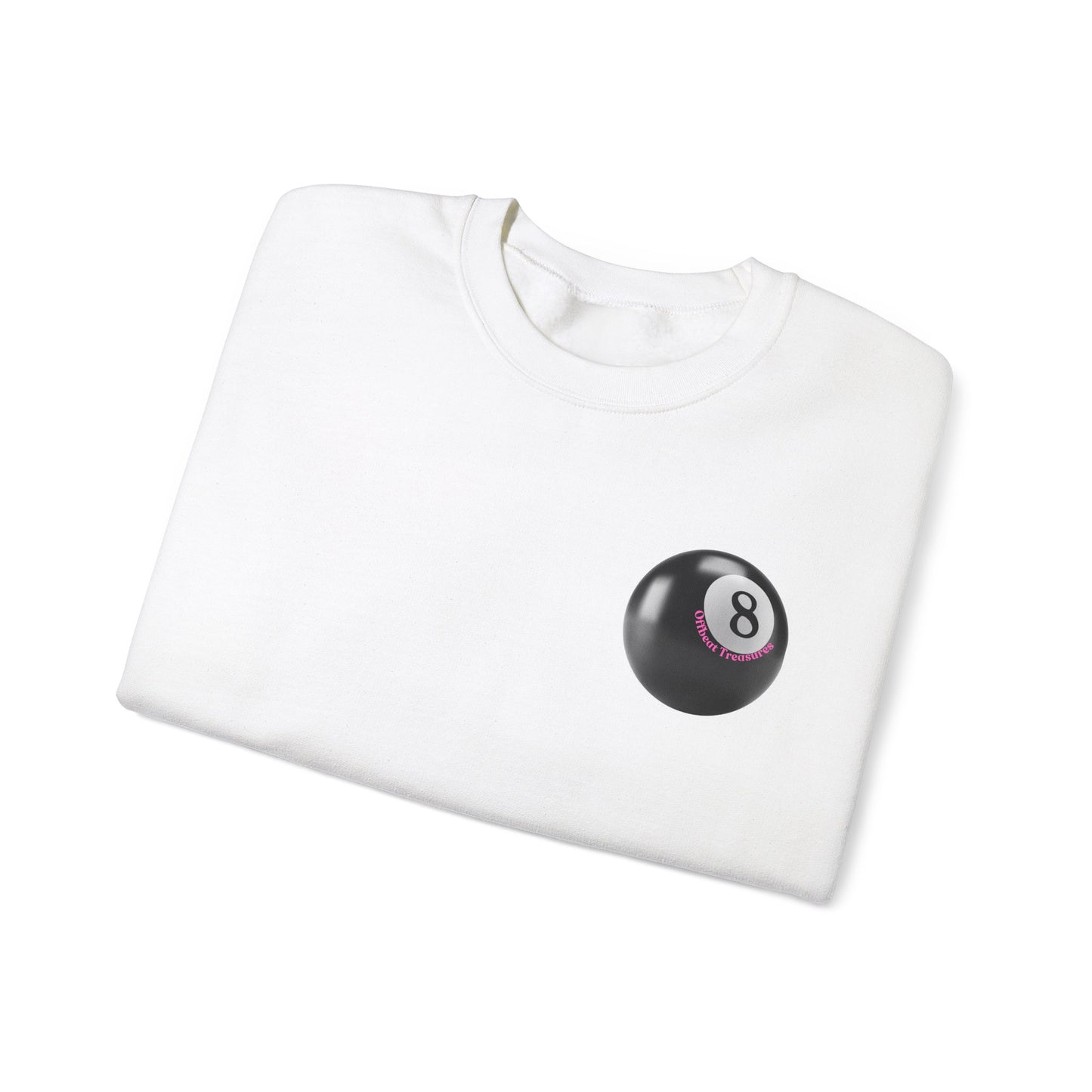 Lucky 8 Ball Crewneck Sweatshirt - Fun Unisex Pullover for Gamers & Party Lovers