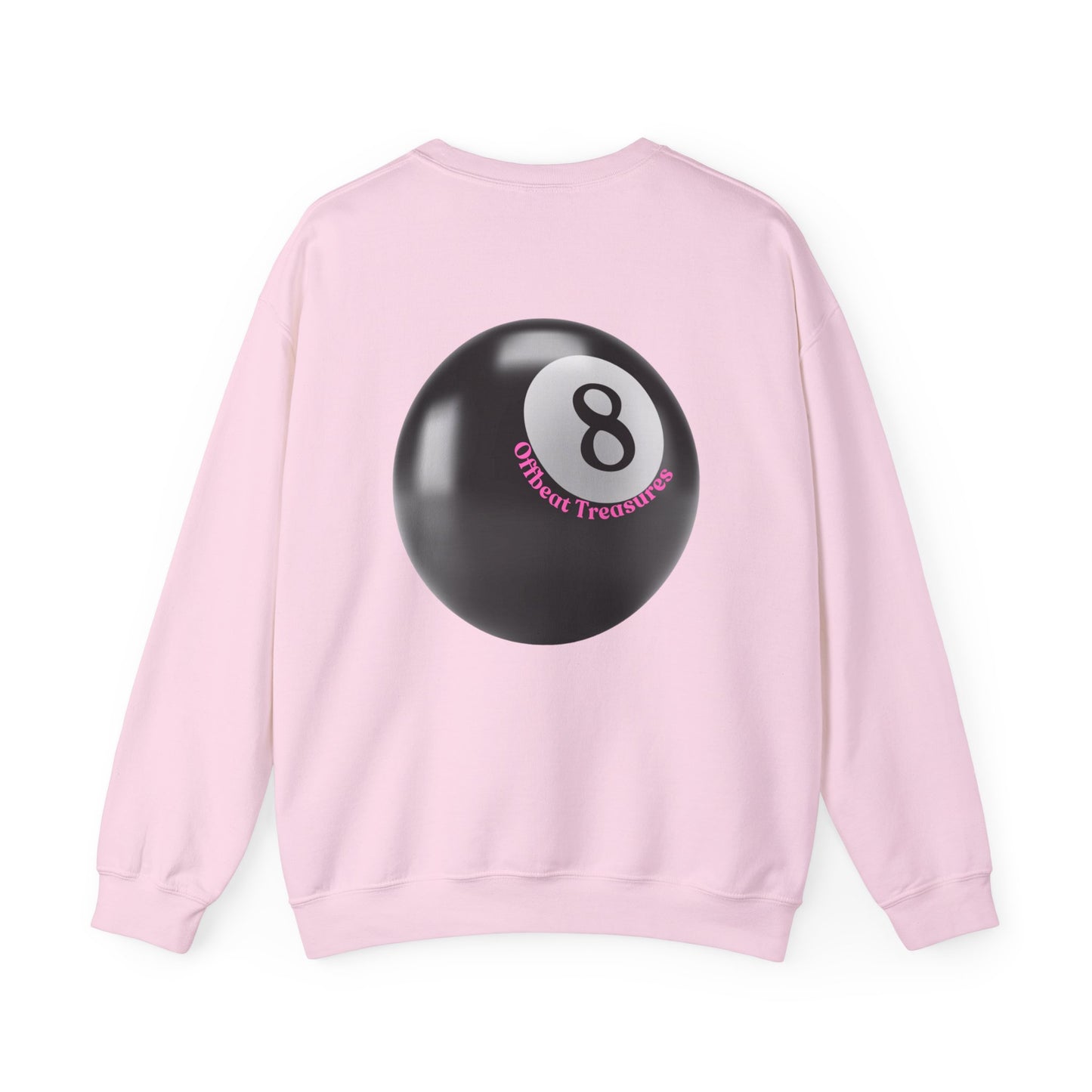 Lucky 8 Ball Crewneck Sweatshirt - Fun Unisex Pullover for Gamers & Party Lovers