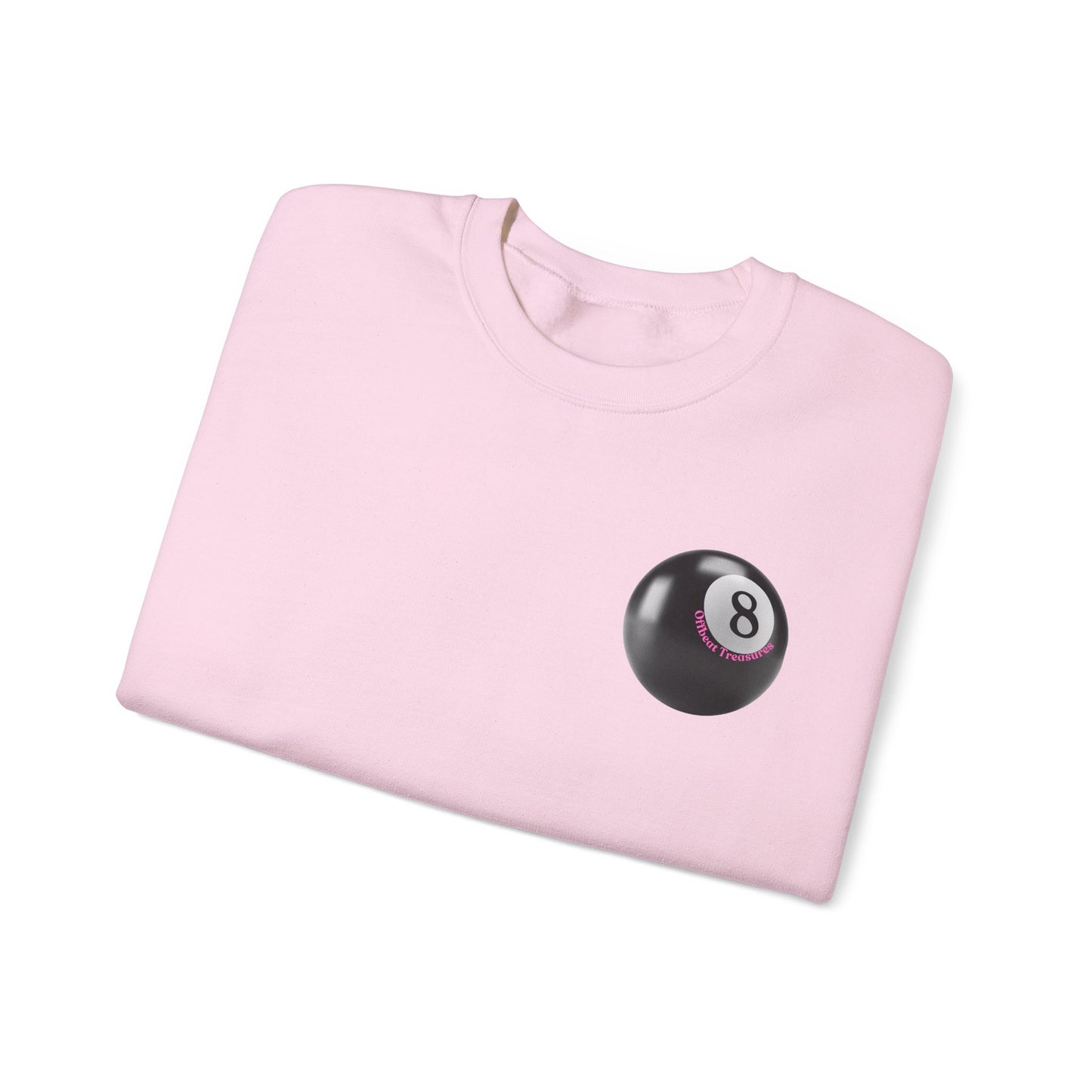 Lucky 8 Ball Crewneck Sweatshirt - Fun Unisex Pullover for Gamers & Party Lovers